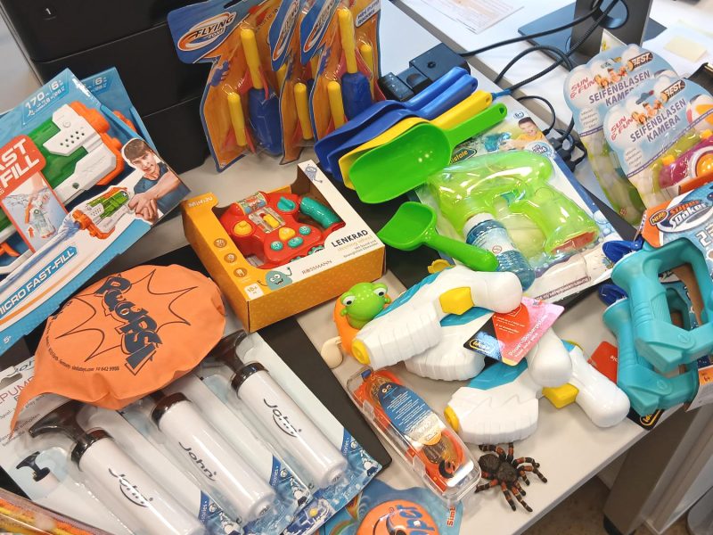 Spende der Firma Rossmann