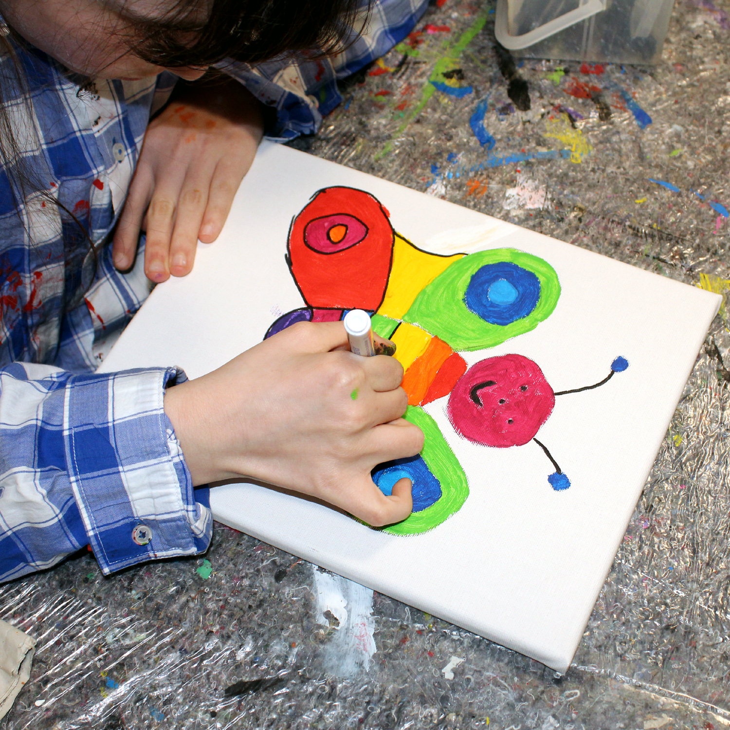 Kleine Kunstwerke aus der "Leinwandbilder-Werkstatt"