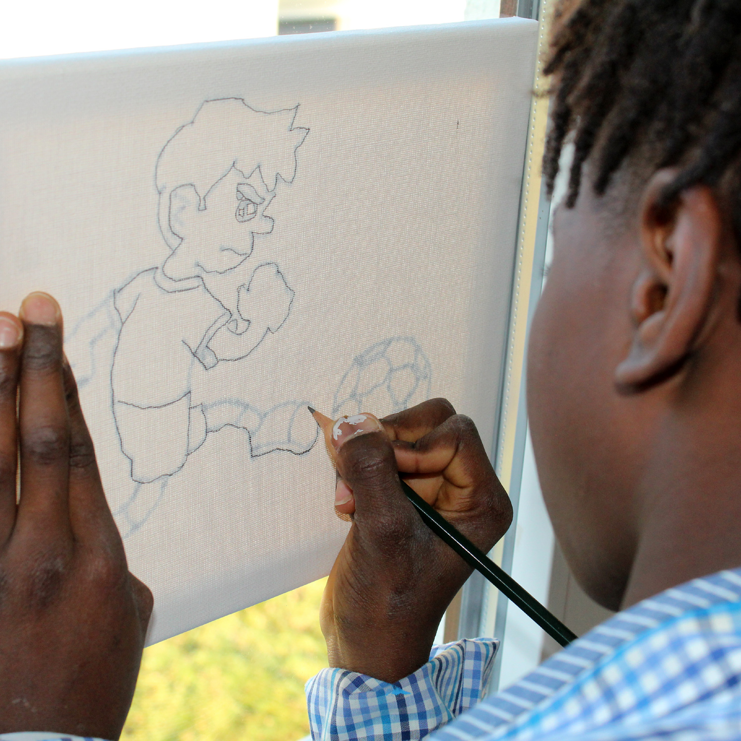 Kleine Kunstwerke aus der "Leinwandbilder-Werkstatt"