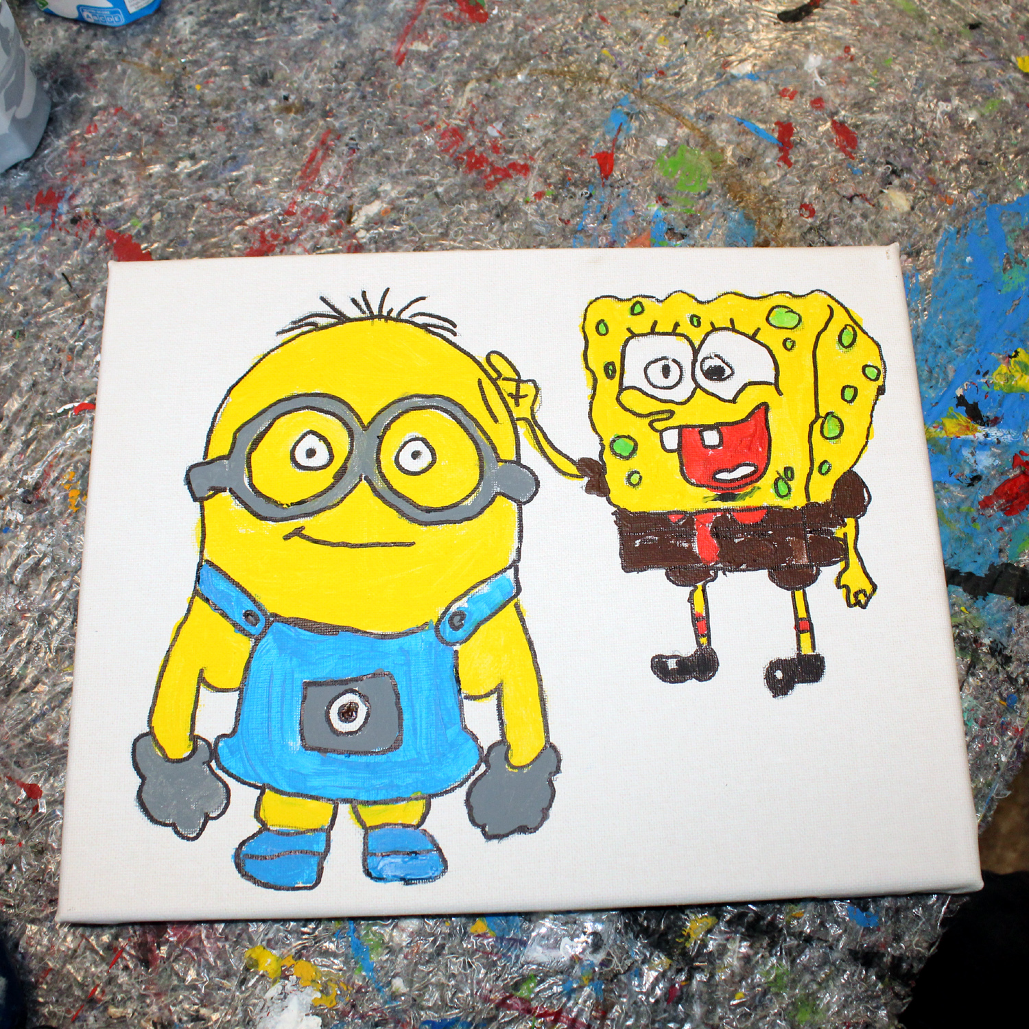 Kleine Kunstwerke aus der "Leinwandbilder-Werkstatt"