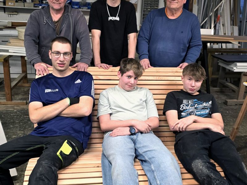 Kooperation mit der Schreinerei Faustmann