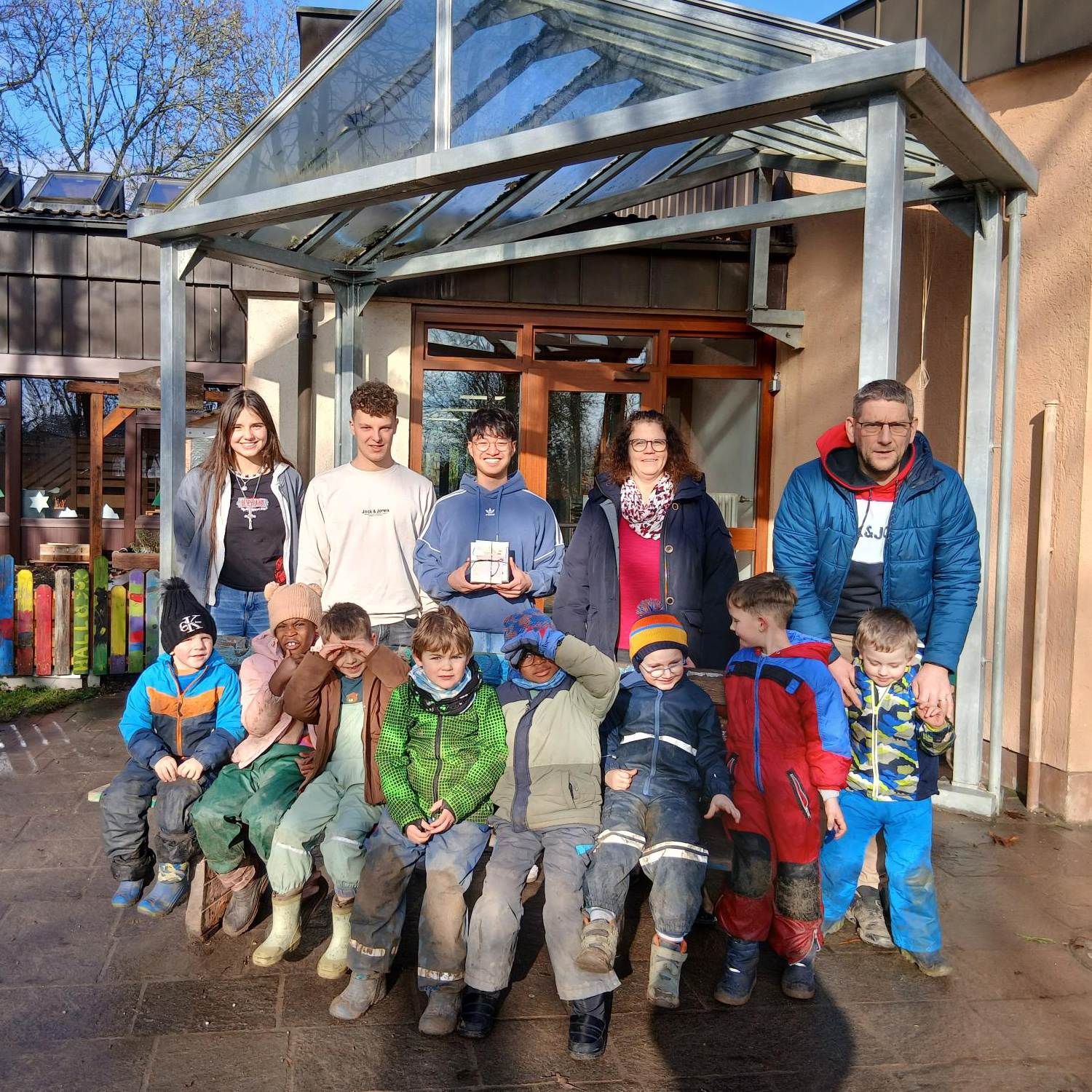 Spende der SMV der Zentralgewebeschule Buchen an den Schulkindergarten
