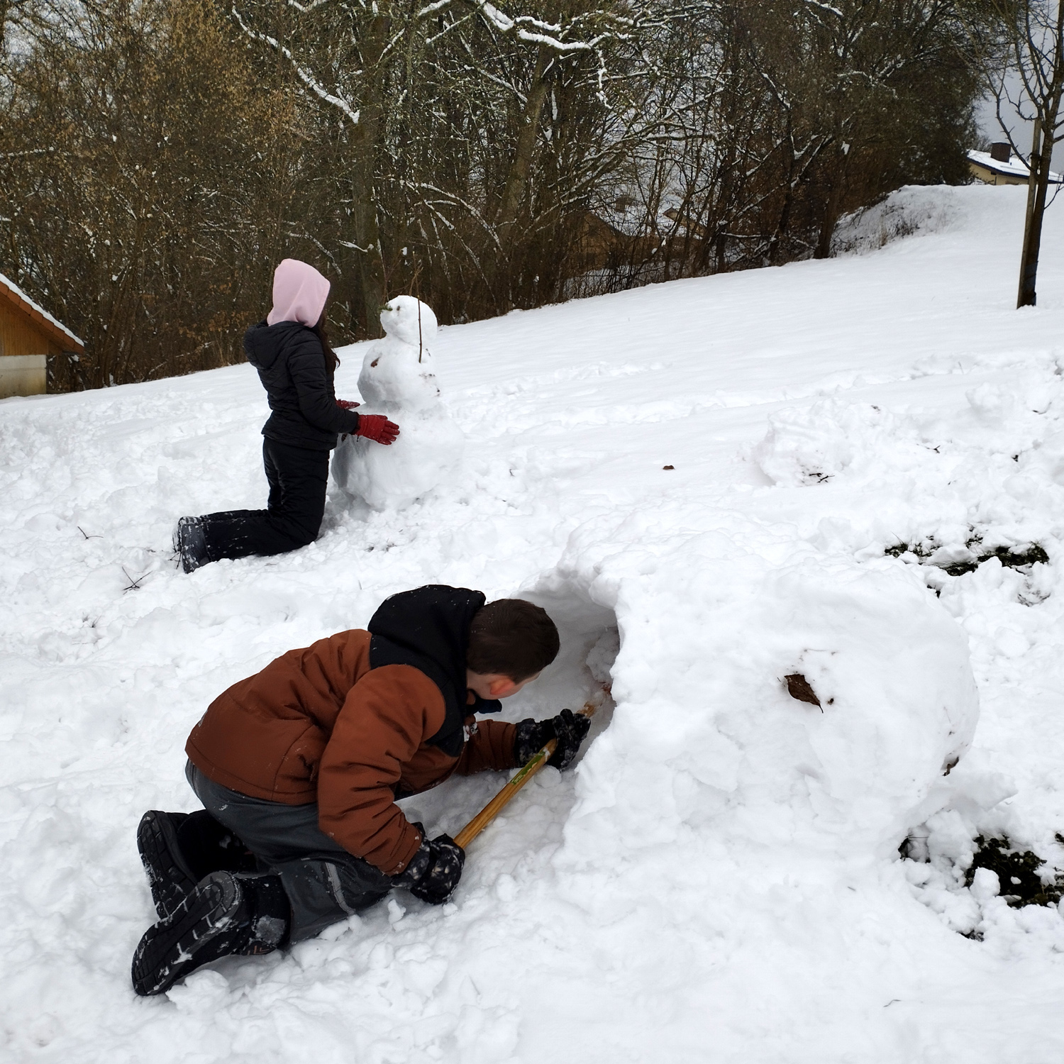 Wir bauen Iglus
