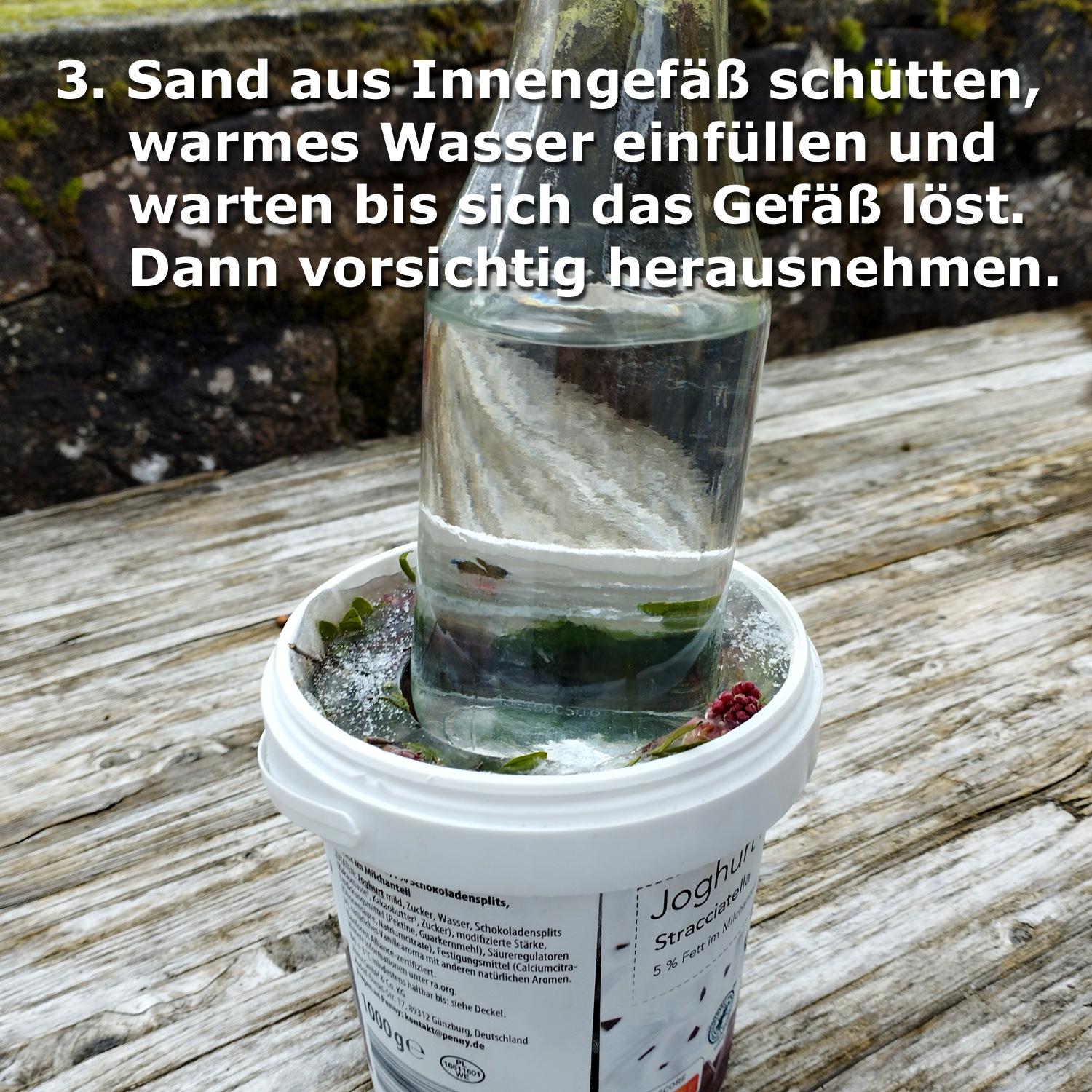 So machten wir die Eislaternen