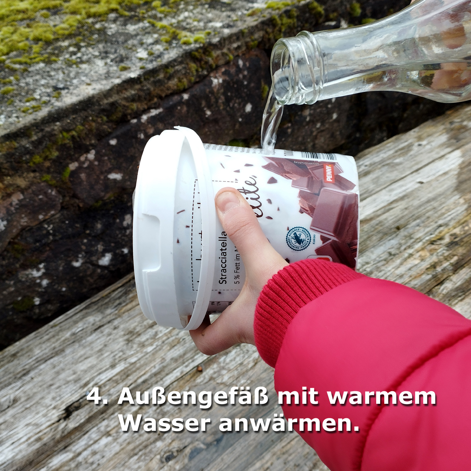 So machten wir die Eislaternen