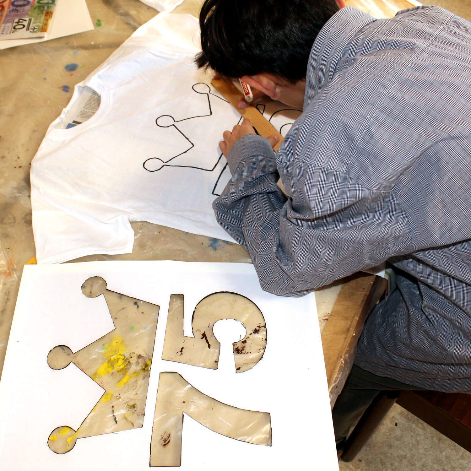 Wir gestalten T-Shirt zum 75. Klinge-Geburtstag