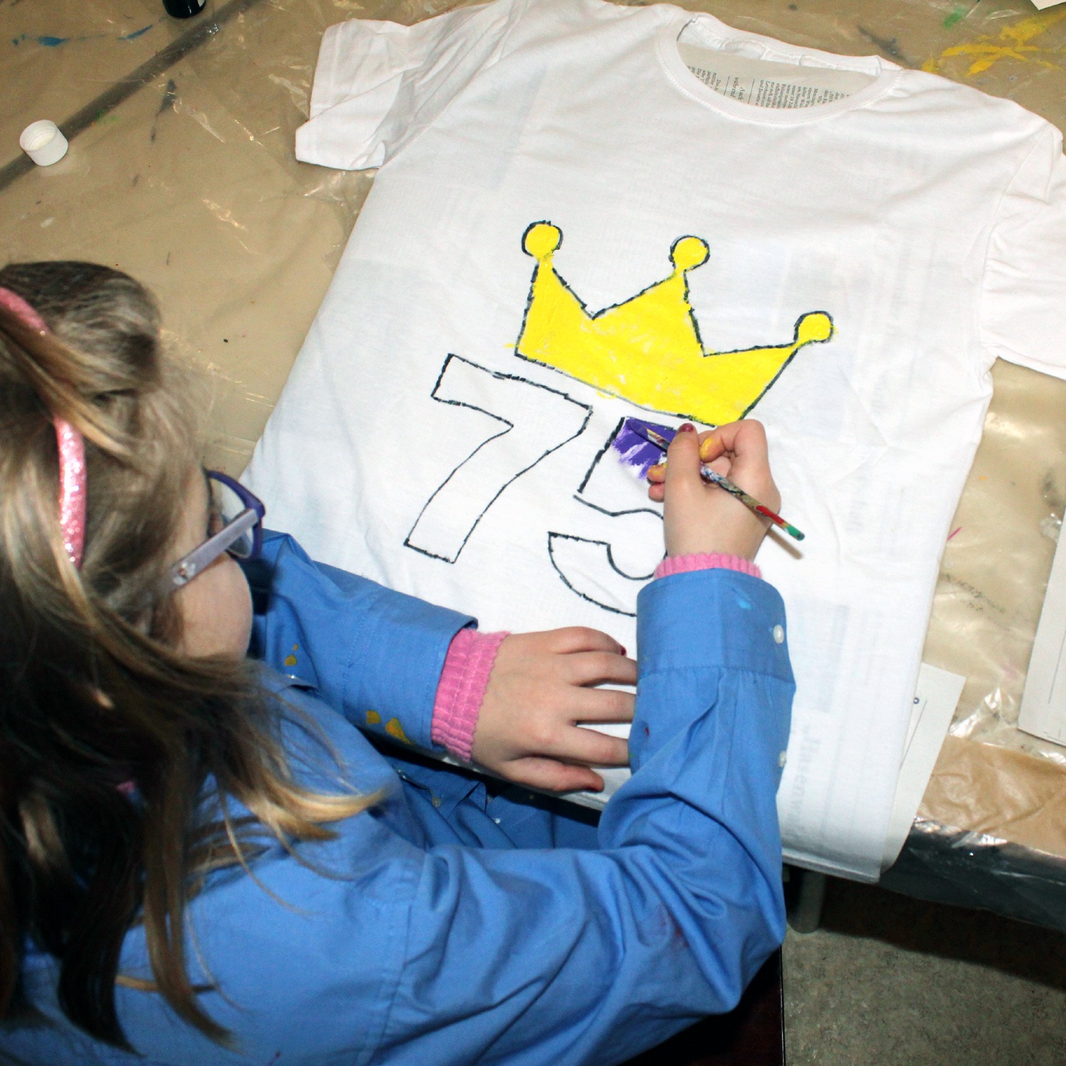 Wir gestalten T-Shirt zum 75. Klinge-Geburtstag