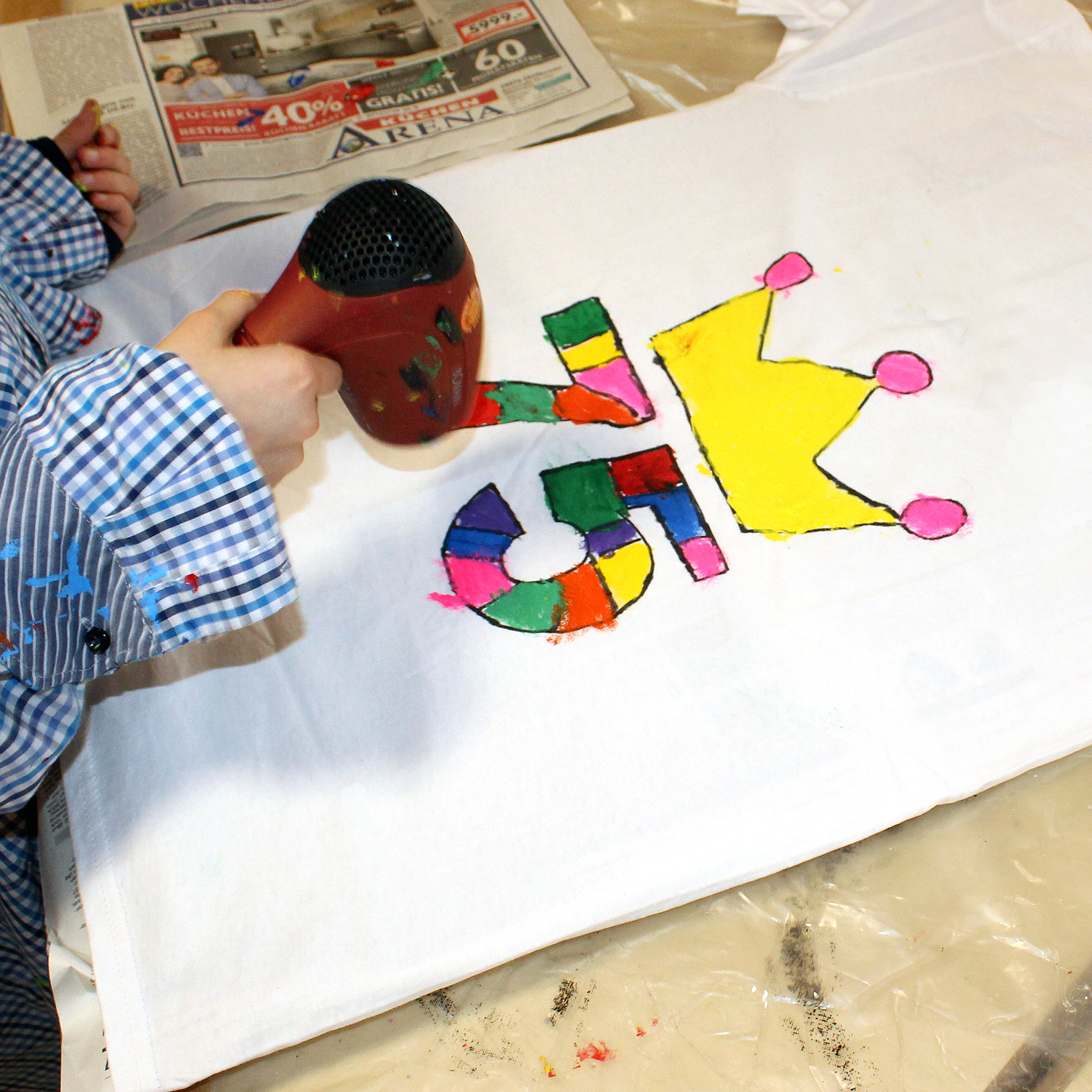 Wir gestalten T-Shirt zum 75. Klinge-Geburtstag