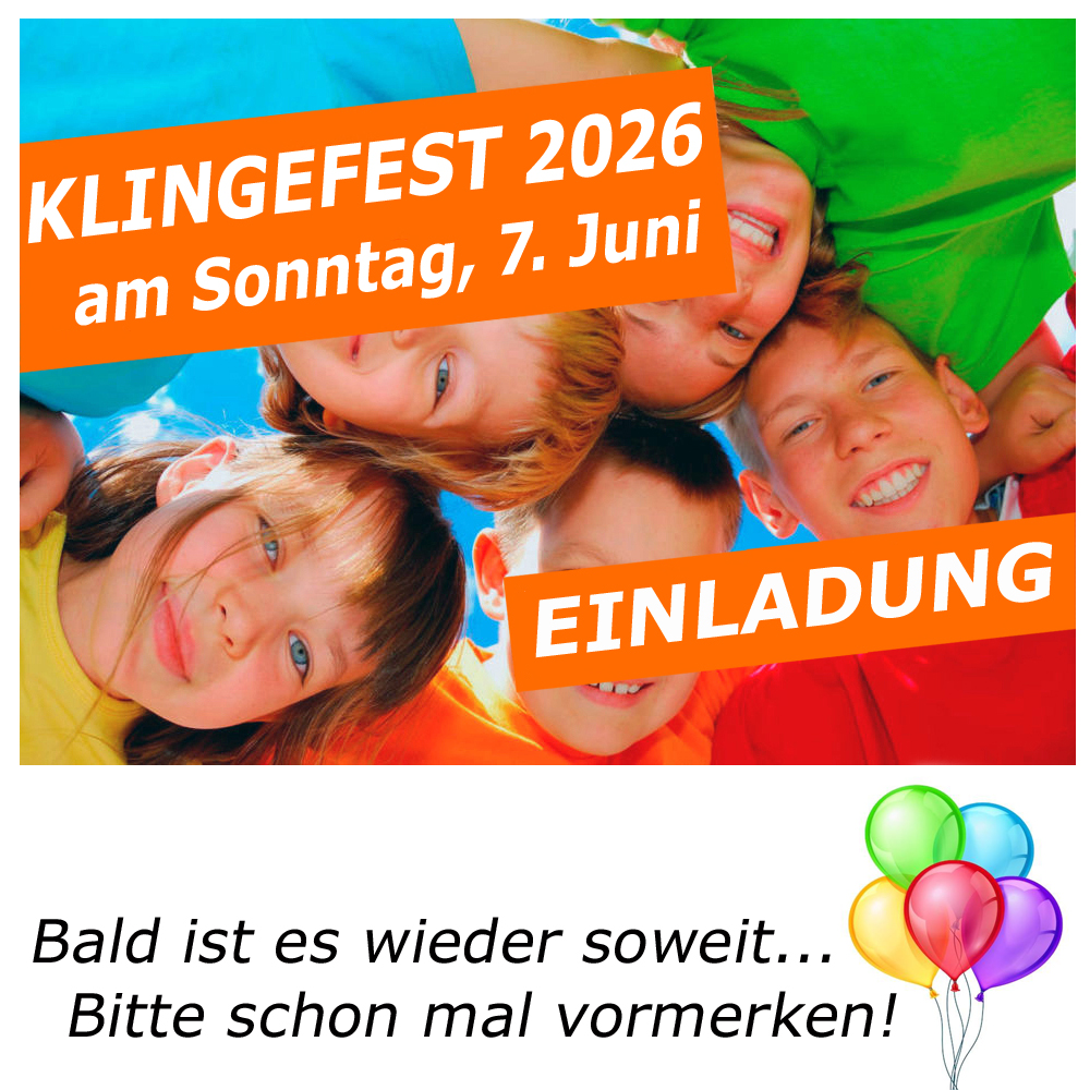 Einladung zum Klingefest 2026