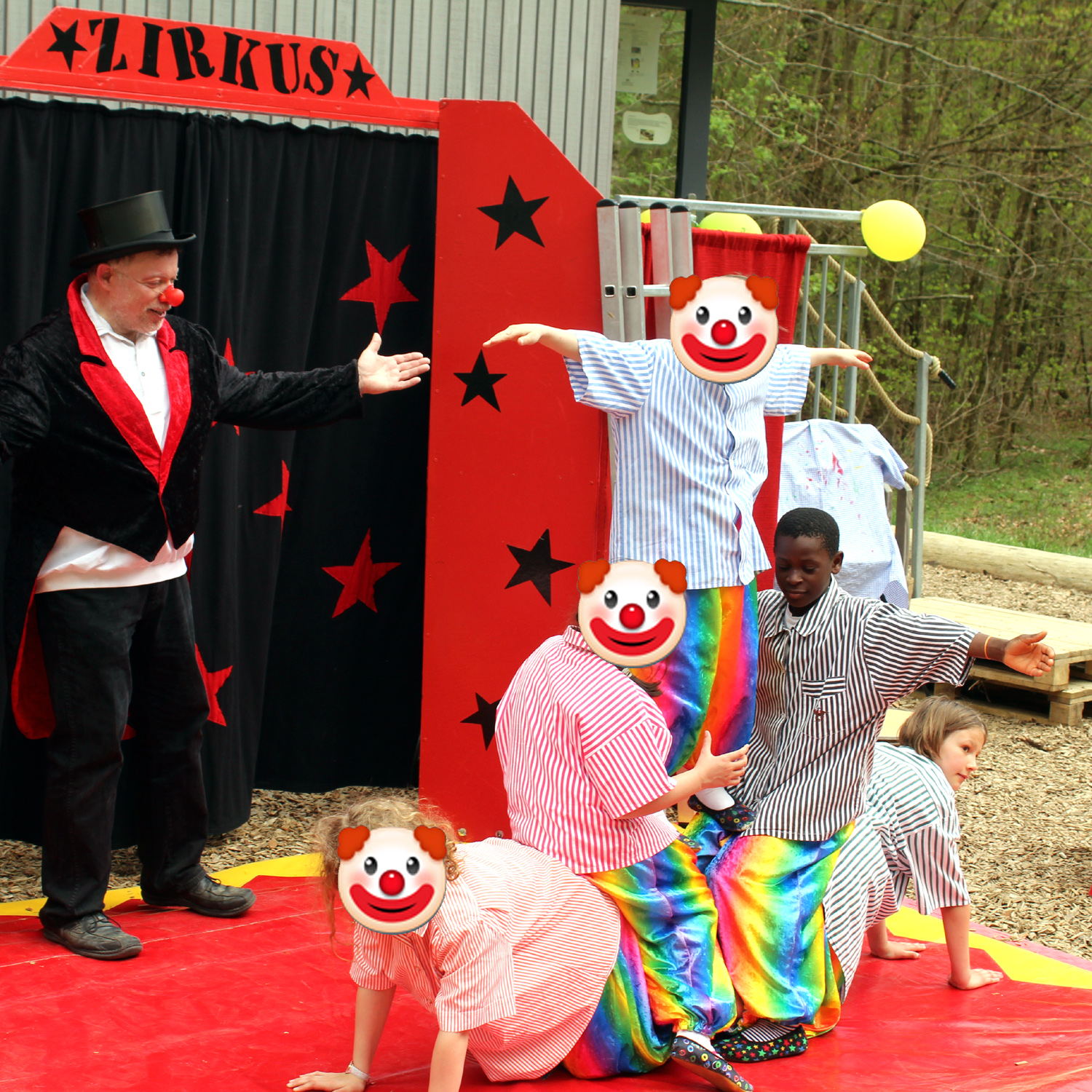 Zirkusauftritt im Waldkindergarten Auerbach