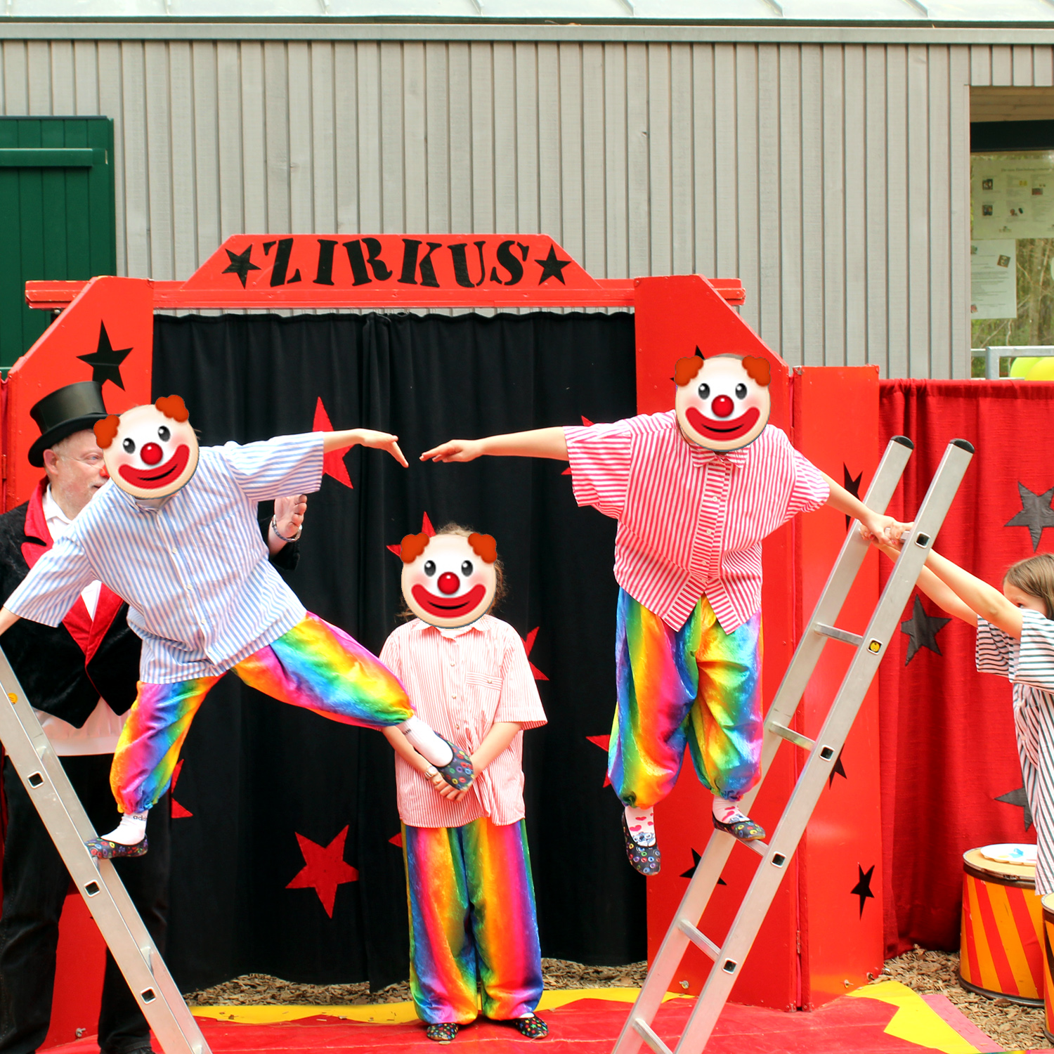 Zirkusauftritt im Waldkindergarten Auerbach