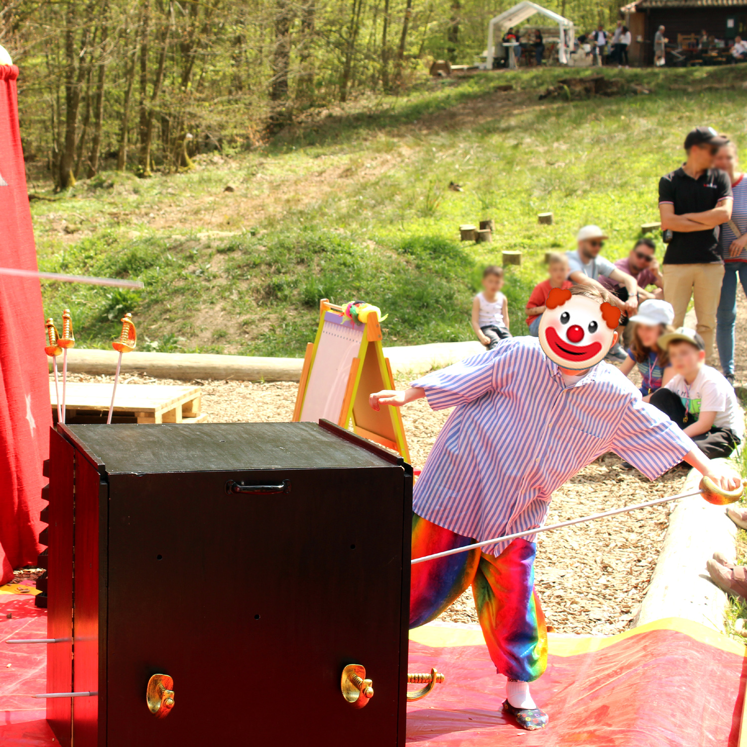 Zirkusauftritt im Waldkindergarten Auerbach
