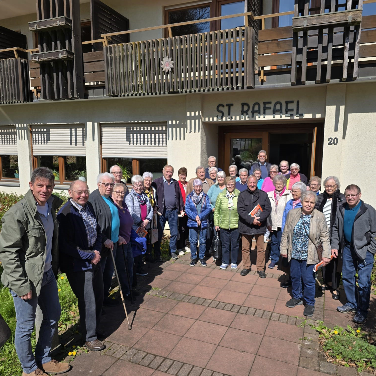 Besuchergruppe des Seniorentreffs Zimmern