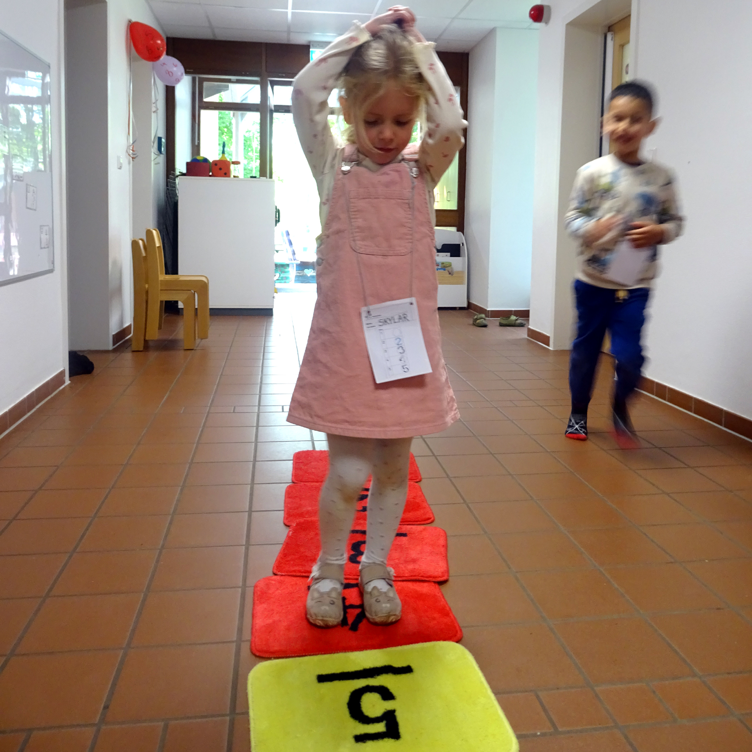 Die "Zahlenschule" im Schulkindergarten