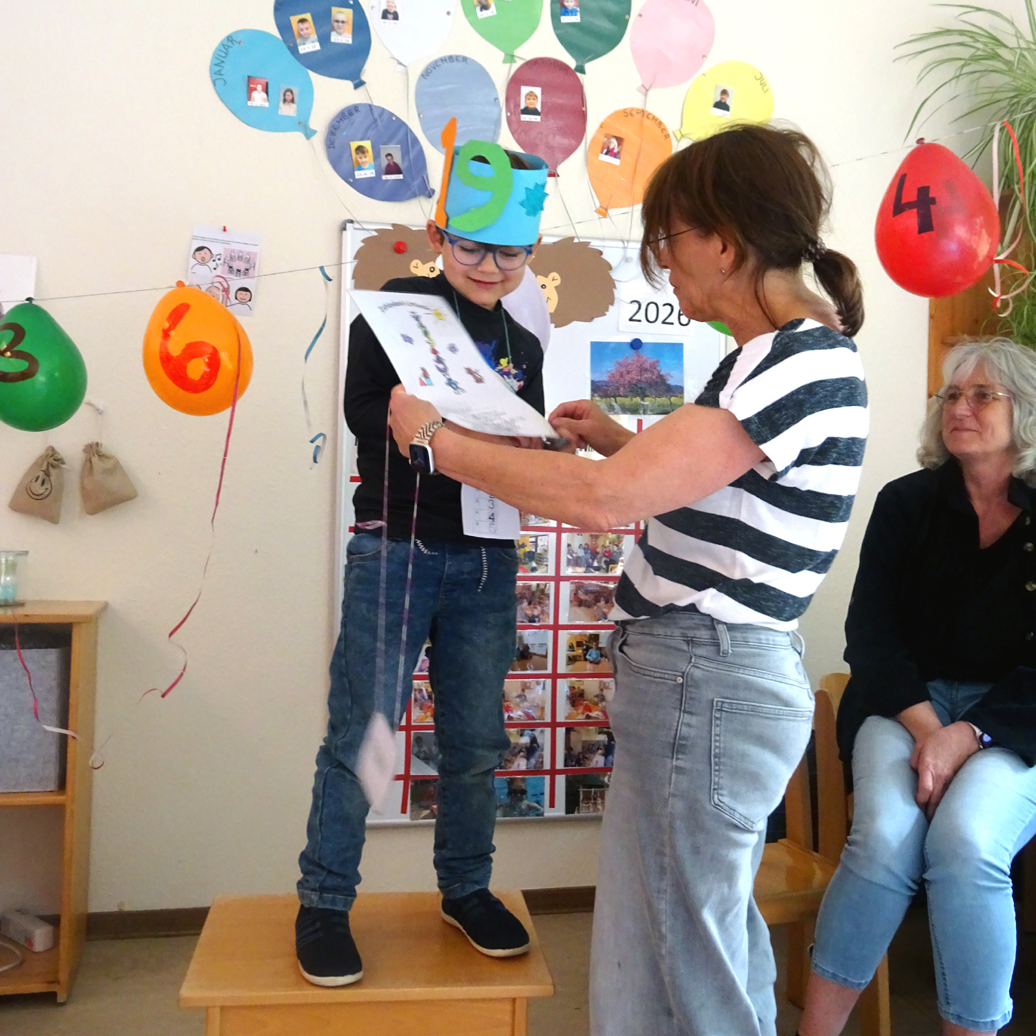 Die "Zahlenschule" im Schulkindergarten