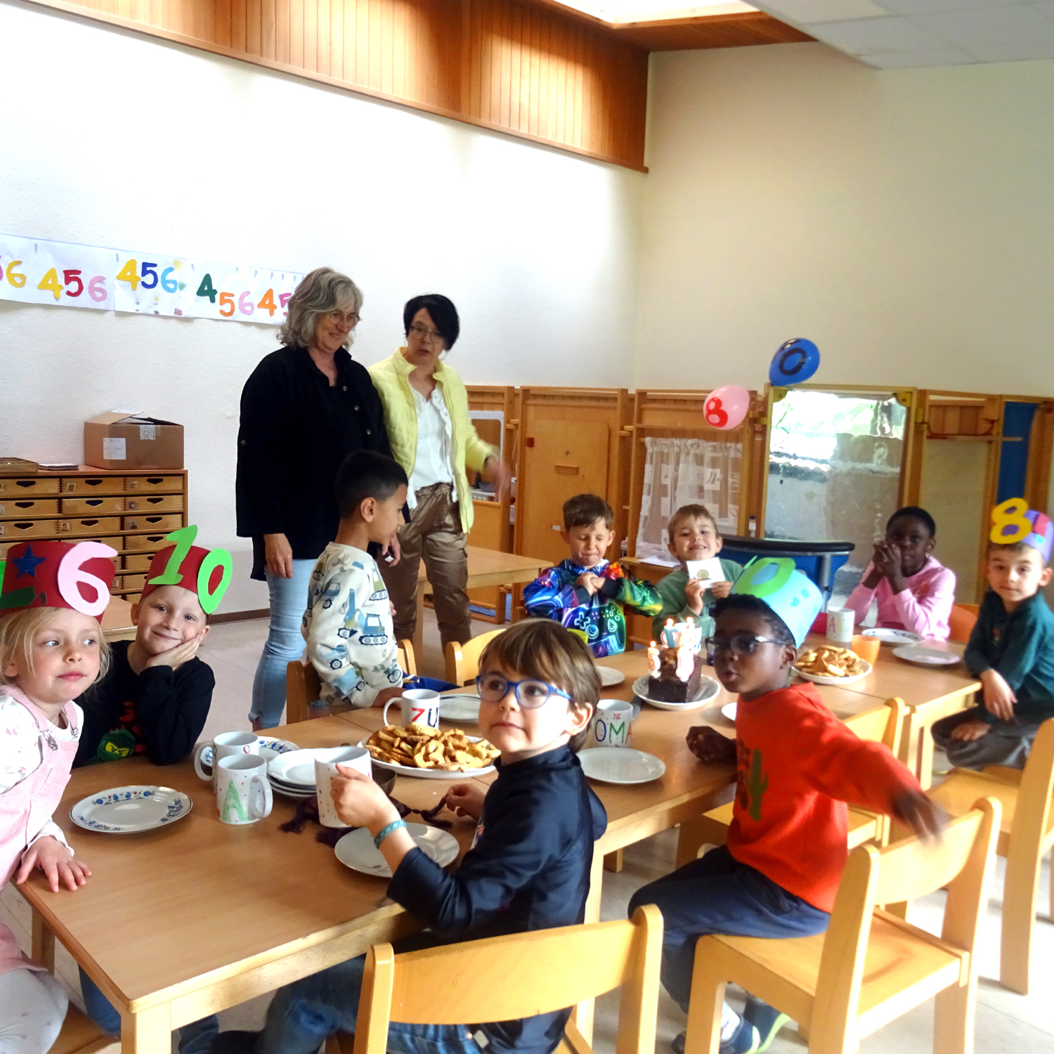 Die "Zahlenschule" im Schulkindergarten