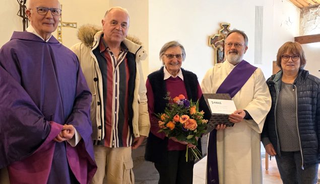 Frau Rita Depta wurde als Mesnerin Verabschiedet