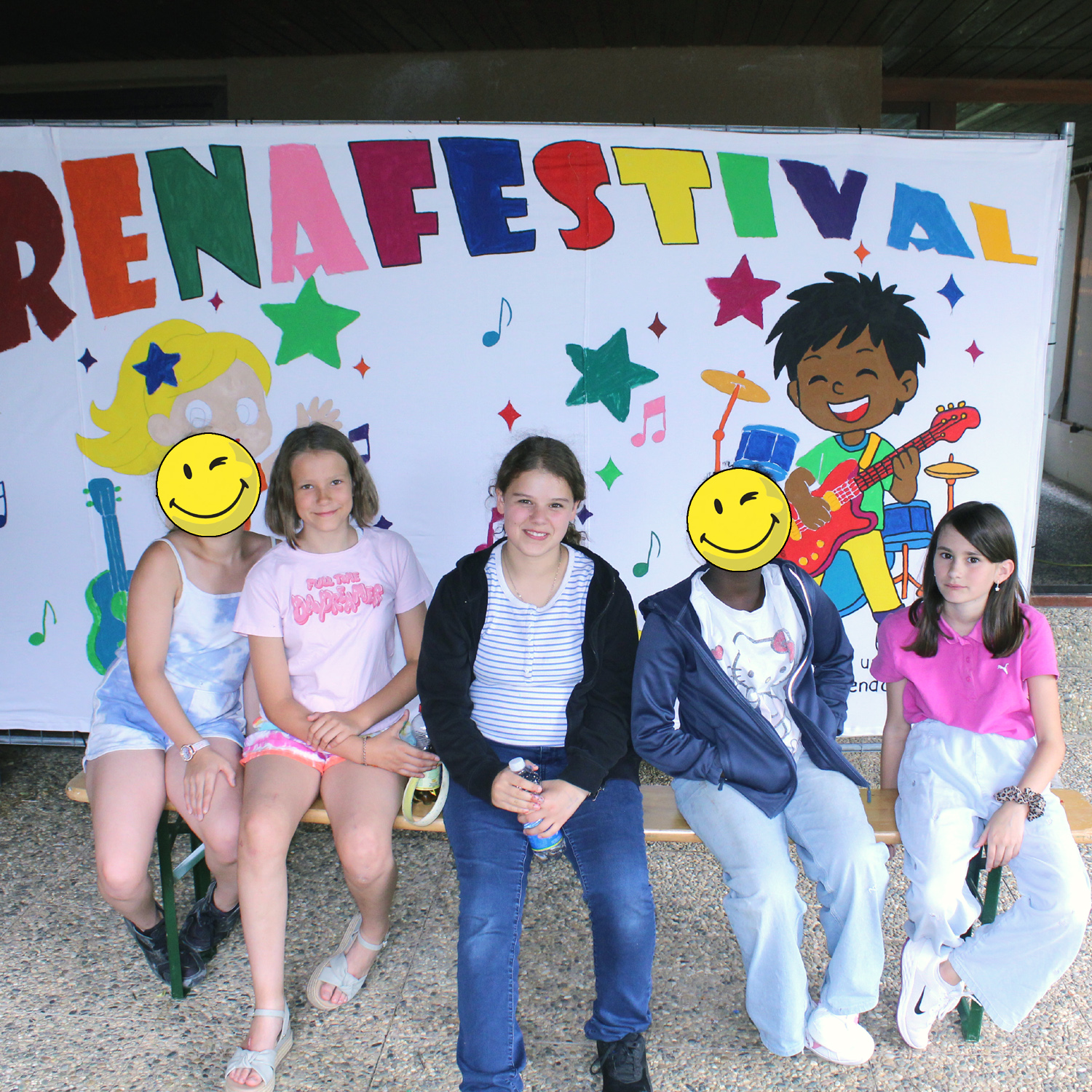 Wir basteln fürs erste "Arenafestival"