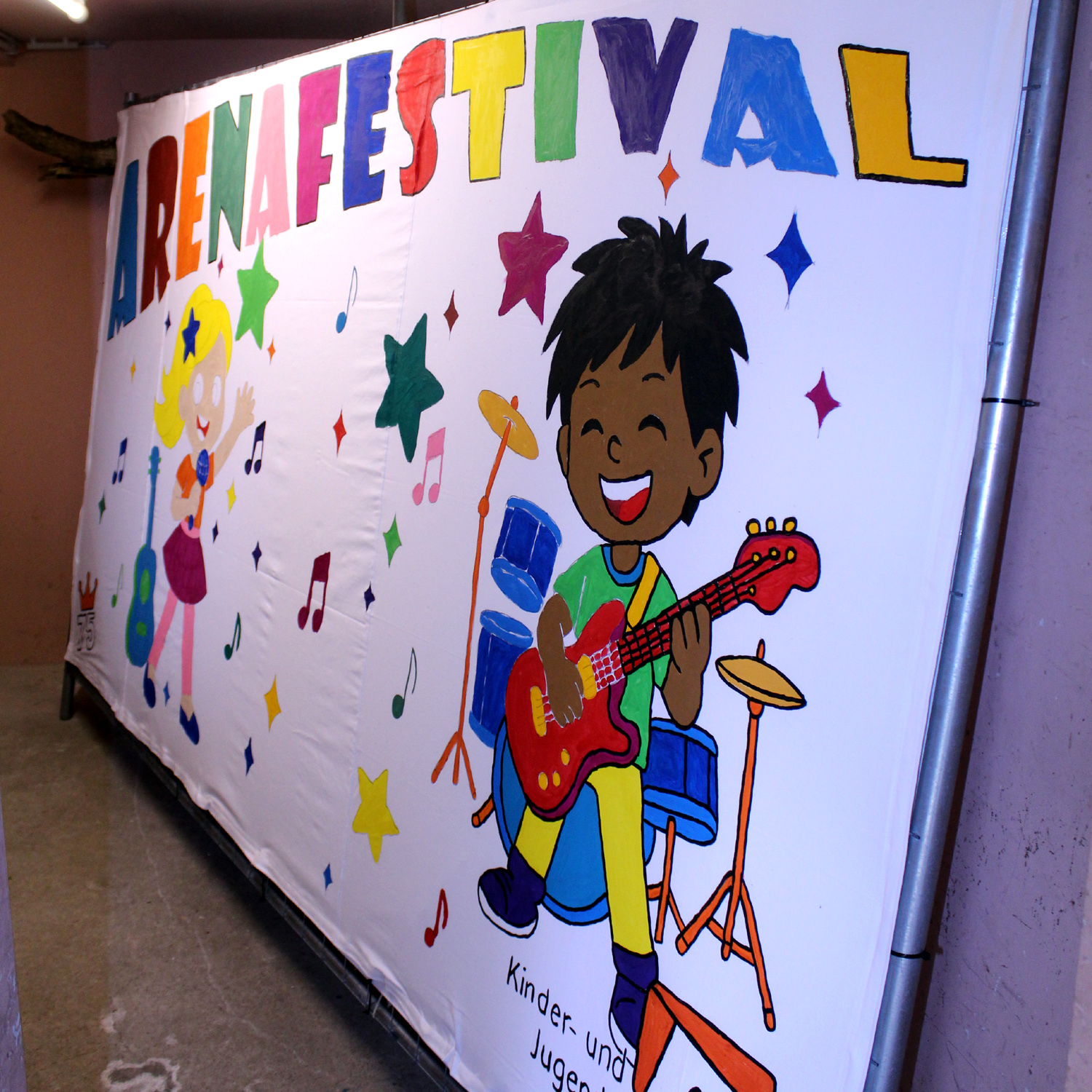 Wir basteln fürs erste "Arenafestival"