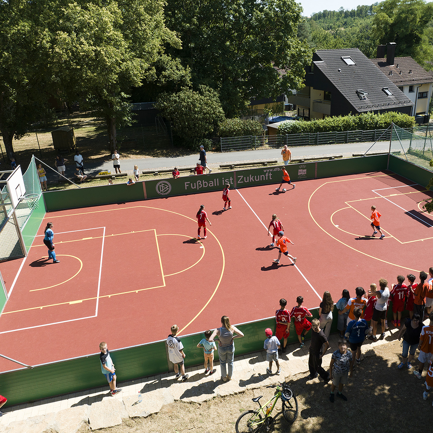 Luftbild Arenafestival