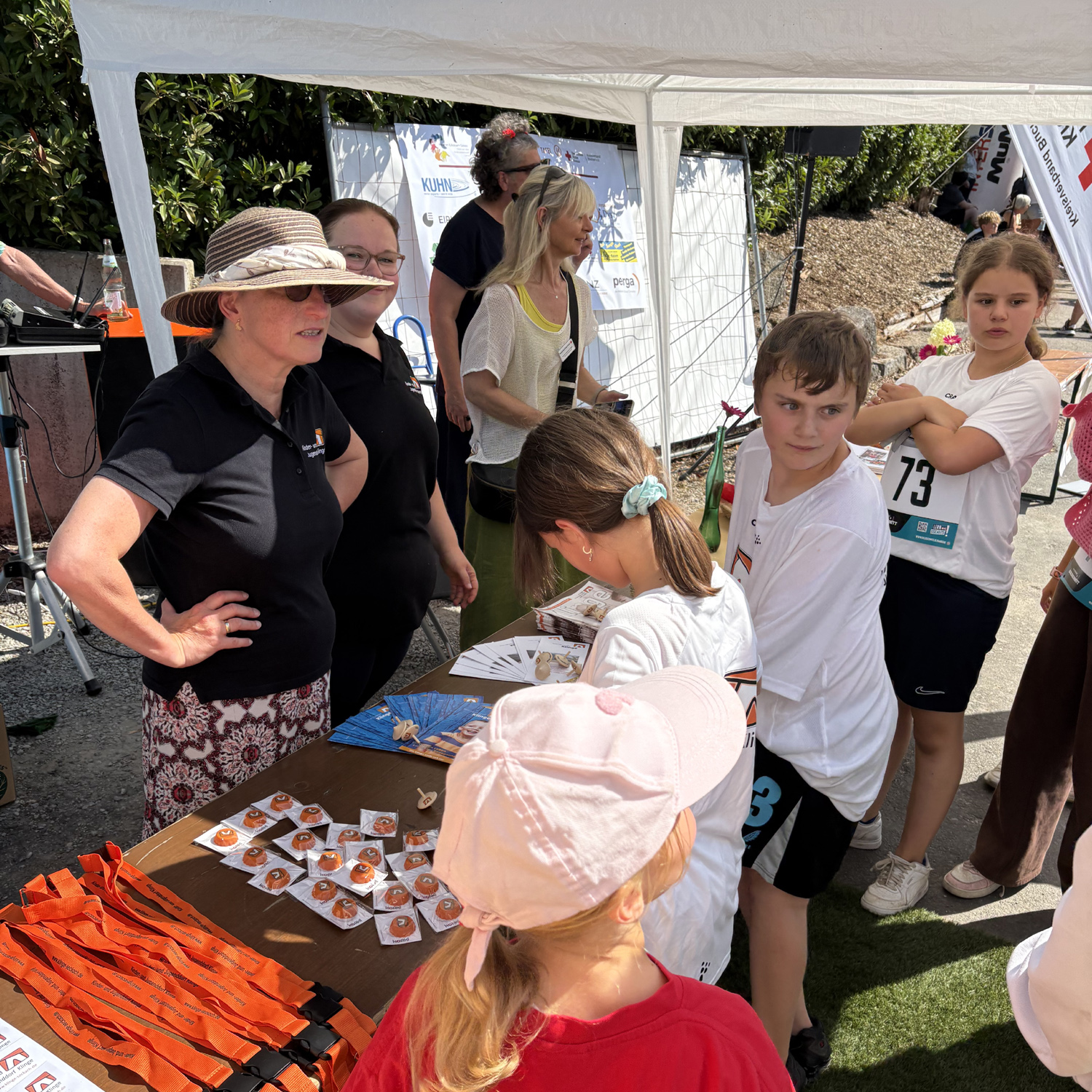 Spendenlauf in Höpfingen - Wir waren dabei